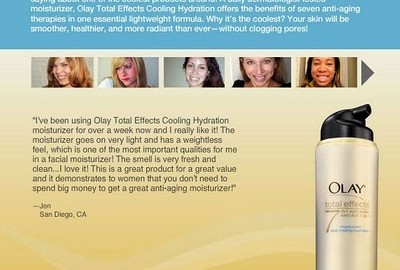Check out my Olay Total Effects Testimonial!