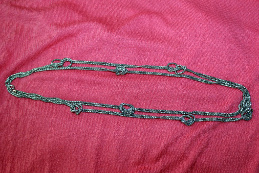 Stitch Fix August danielle long knot necklace