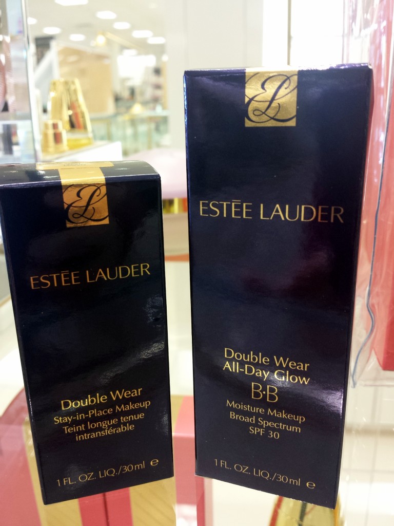 estee lauder double wear before and after